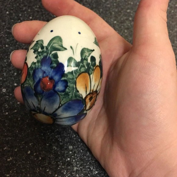 Vintage Hand Painted Egg Decorative Decor Easter Mother’s Day - Picture 5 of 12